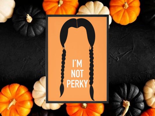 Wednesday Addams Inspired Print, Halloween Decor, Horror Gift, Horror Decor, Horror Print, Spooky Decor, Spooky Art, Addams Family