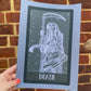 Death Tarot Card Inspired Print, Halloween Decor, Horror Gift, Horror Decor, Horror Print, Spooky Decor, Spooky Art
