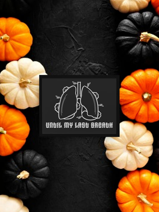 My Last Breath, Human Anatomy, Oddity & Macabre, Lungs, Halloween Decor, Horror Gift, Horror Decor, Horror Print, Spooky Decor, Spooky Art