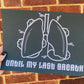 My Last Breath, Human Anatomy, Oddity & Macabre, Lungs, Halloween Decor, Horror Gift, Horror Decor, Horror Print, Spooky Decor, Spooky Art