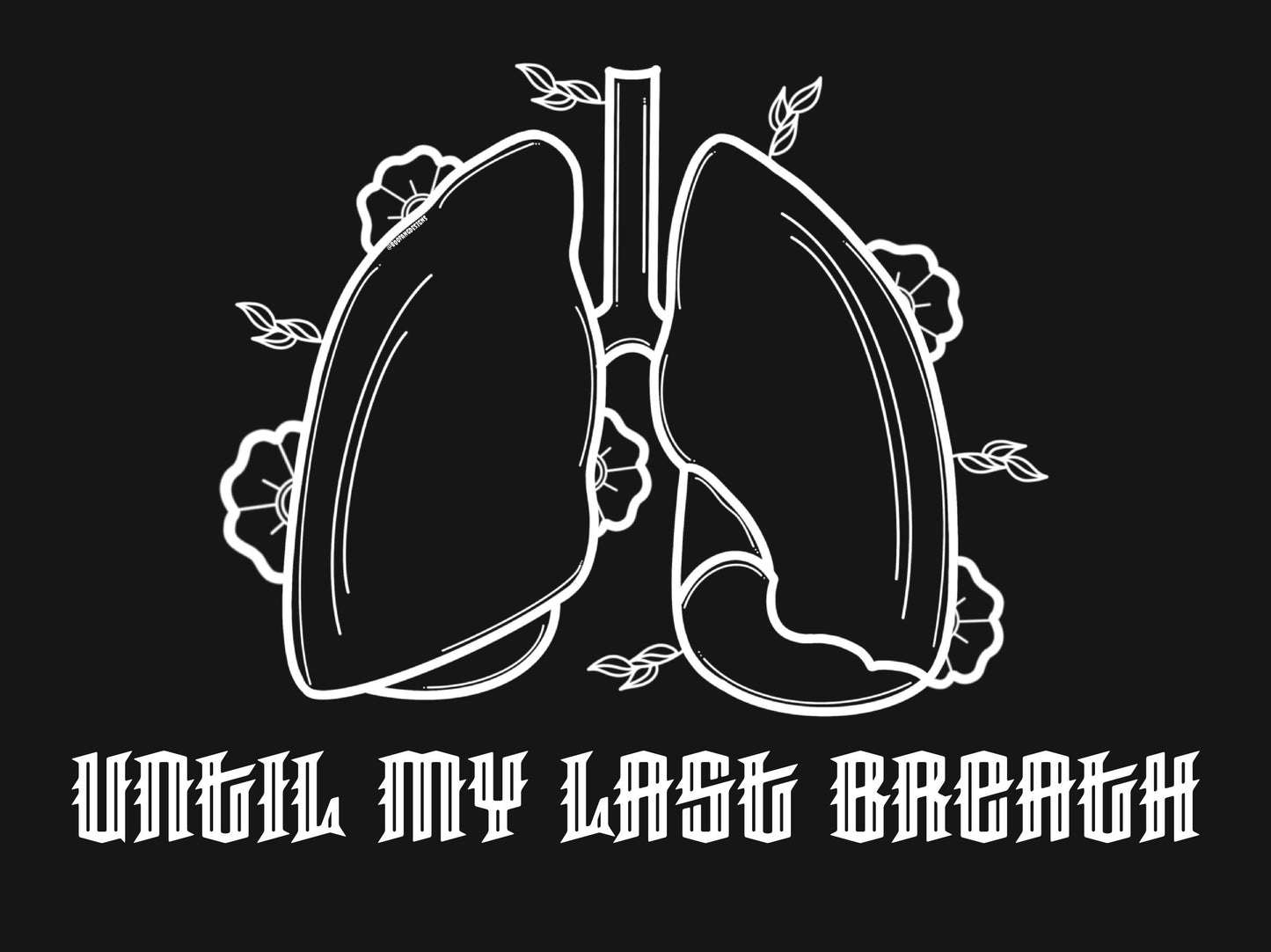 My Last Breath, Human Anatomy, Oddity & Macabre, Lungs, Halloween Decor, Horror Gift, Horror Decor, Horror Print, Spooky Decor, Spooky Art