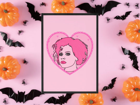 Nancy Downs Inspired Print, The Craft, Halloween Decor, Horror Gift, Horror Decor, Horror Print, Spooky Decor, Spooky Art