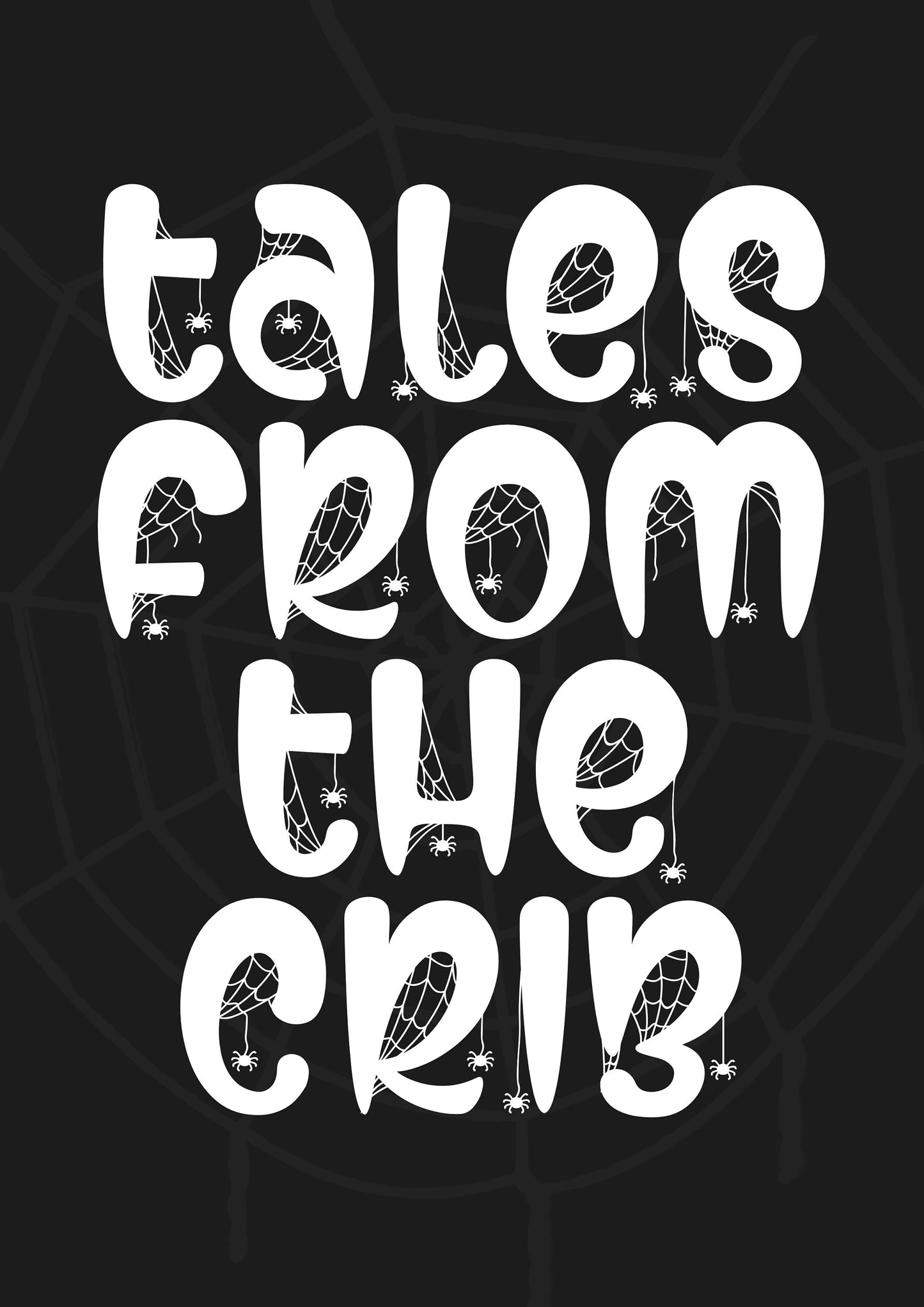Tales From The Crib, Tales From The Crypt Inspired Print, Halloween Decor, Horror, Horror Decor, Horror Print, Gothic Nursery, Baby Goth