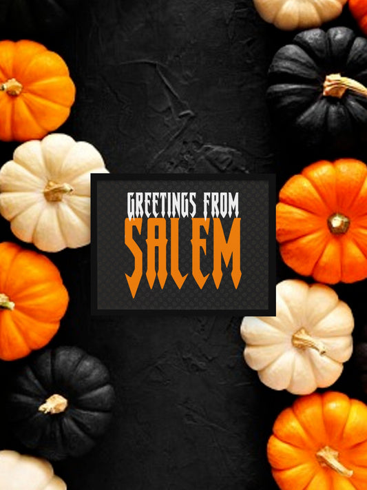 Greetings From Salem Inspired Print, Halloween Decor, Horror, Horror Decor, Horror Print, Halloween Decor, Horror Art