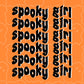 Spooky Girl, Spooky Girl Print, Halloween Decor, Horror Gift, Horror Decor, Horror Print, Spooky Decor, Spooky Art