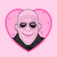 Uncle Fester, The Addams Family Inspired Print, Halloween Decor, Horror Gift, Horror Decor, Horror Print, Spooky Decor, Spooky Art