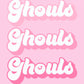Pink Ghoul Print, Halloween Decor, Horror Gift, Horror Decor, Horror Print, Spooky Decor, Spooky Art, Pink Halloween