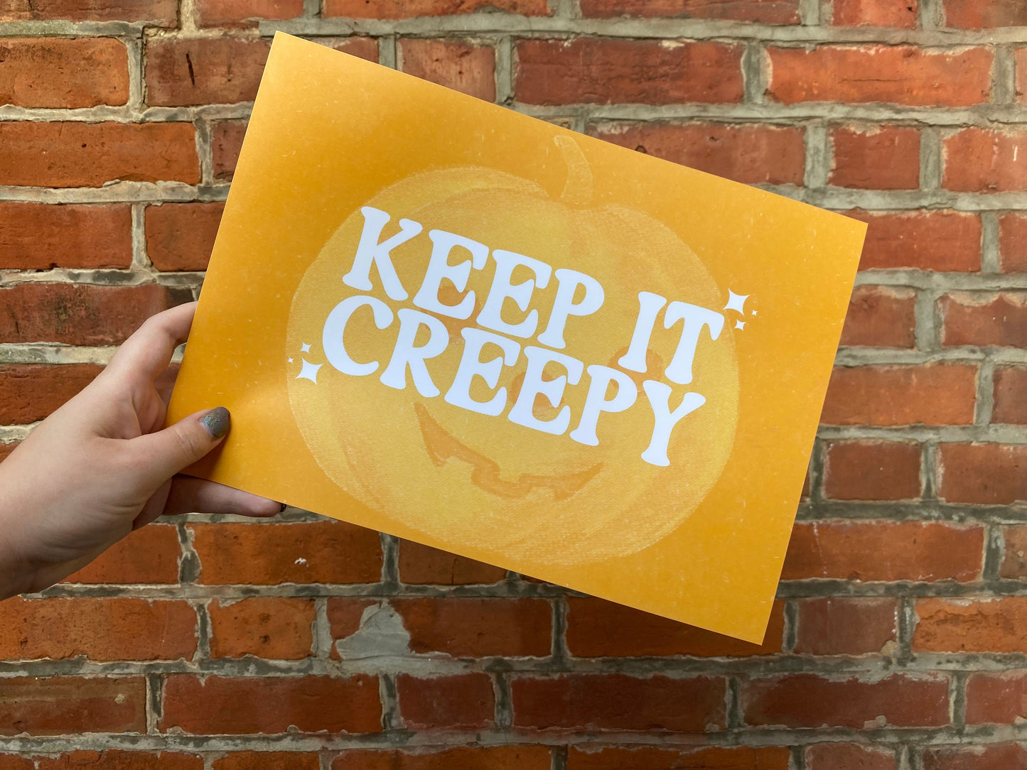 Keep it Creepy Print, Halloween Decor, Horror Gift, Horror Decor, Horror Print, Spooky Decor, Spooky Art, Halloween Art, Halloween