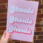 Pink Ghoul Print, Halloween Decor, Horror Gift, Horror Decor, Horror Print, Spooky Decor, Spooky Art, Pink Halloween