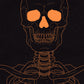 Orange Skeleton, Halloween Decor, Horror Gift, Horror Decor, Horror Print, Spooky Decor, Spooky Art, Halloween Art, Halloween