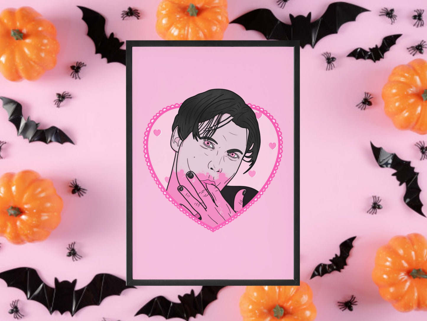 Billy Loomis, Scream Inspired Print, Halloween Decor, Horror Gift, Horror Decor, Horror Print, Spooky Decor, Spooky Art